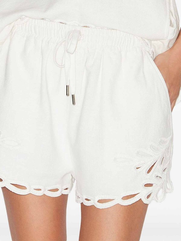 Isabel Marant Etoile: トラウザーショーツ online - ショートパンツ - 白