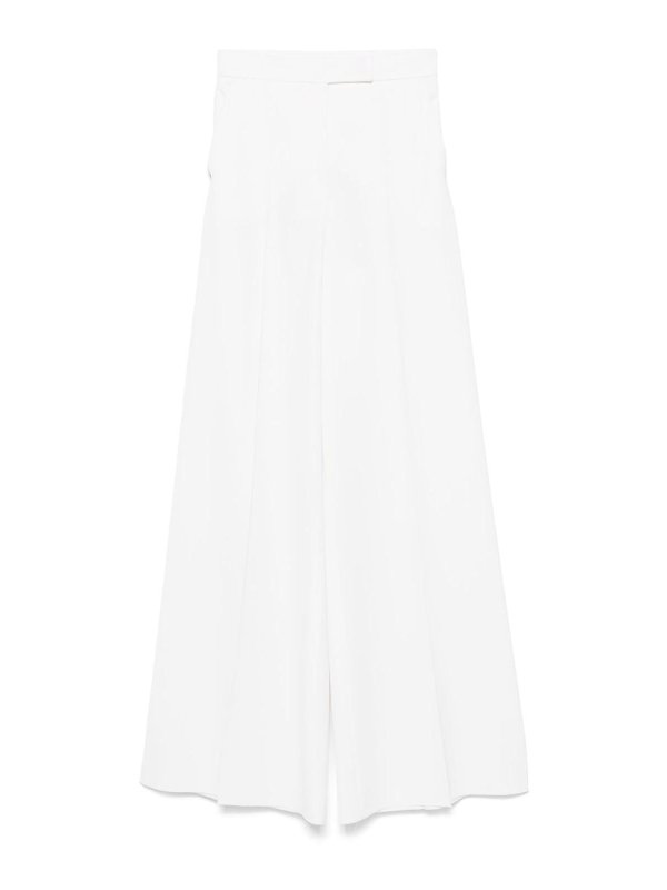 Max Mara: カジュアルトラウザー - カジュアルパンツ - 白