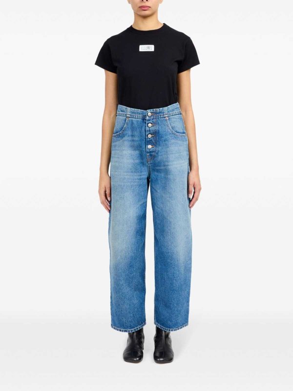 MM6 MAISON MARGIELA: Jeans évasés online - Jean Bootcut - Bleu
