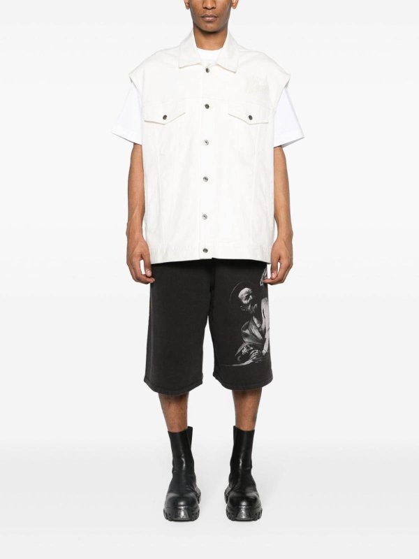 The Best Shops OFF-WHITE: Trousers Shorts - S Matthew Cotton Track Shorts