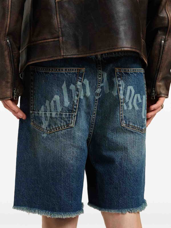 Palm Angels: Hosen Shorts online - Shorts - Blau