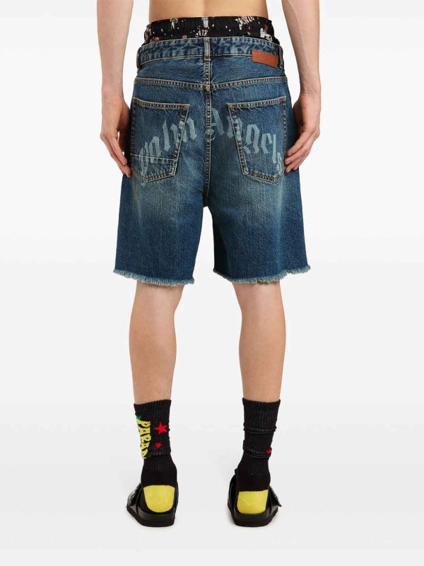 The Best Shops Palm Angels: Hosen Shorts - Shorts - Blau