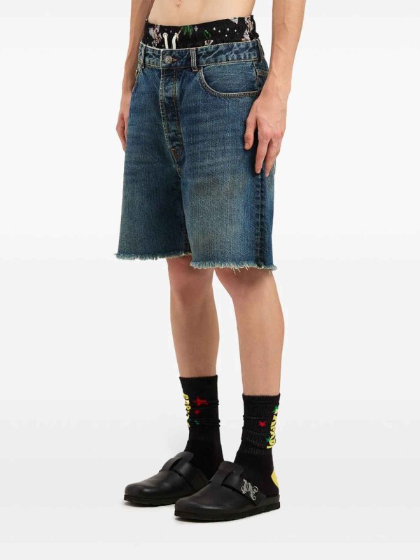 Shorts - Blau shop online: Palm Angels