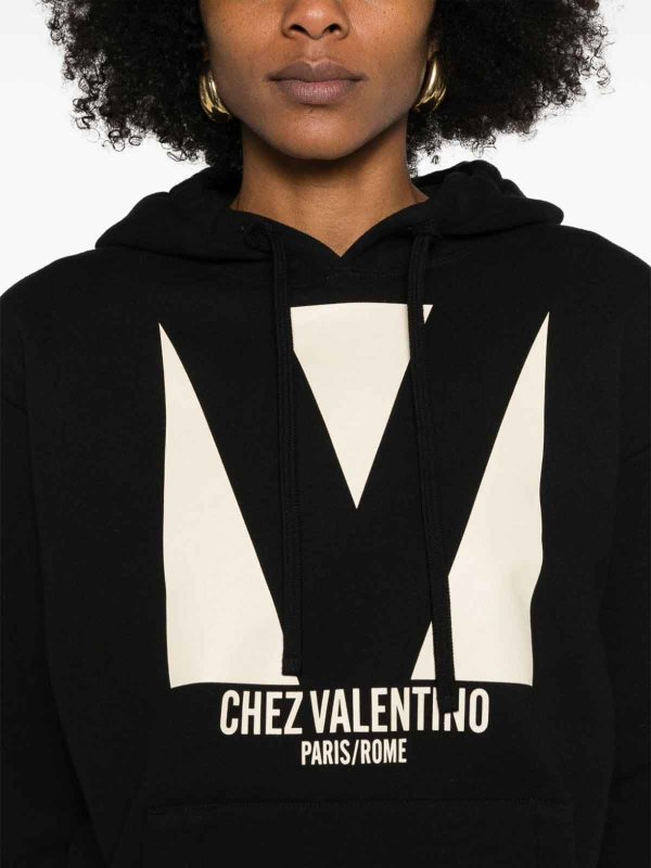 VALENTINO GARAVANI: Felpe e maglie online - Felpa con cappuccio Chez Valentino