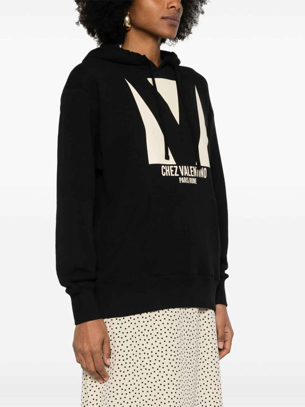 Felpa con cappuccio Chez Valentino shop online: VALENTINO GARAVANI