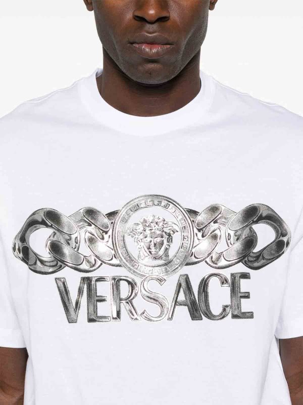 The Best Shops VERSACE: T-shirts - T-Shirt - Weiß