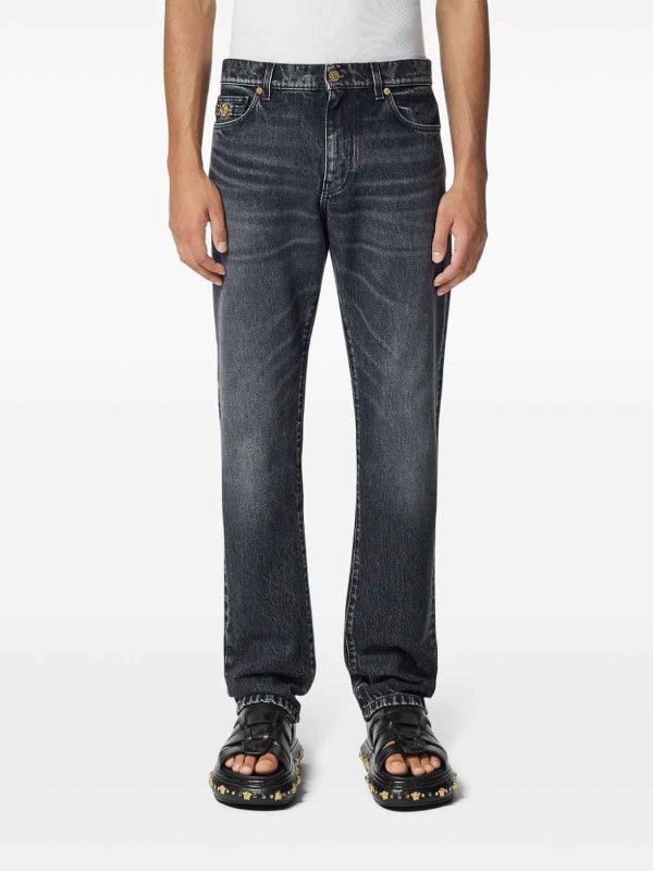 Jeans Boot-Cut - Azul shop online: VERSACE