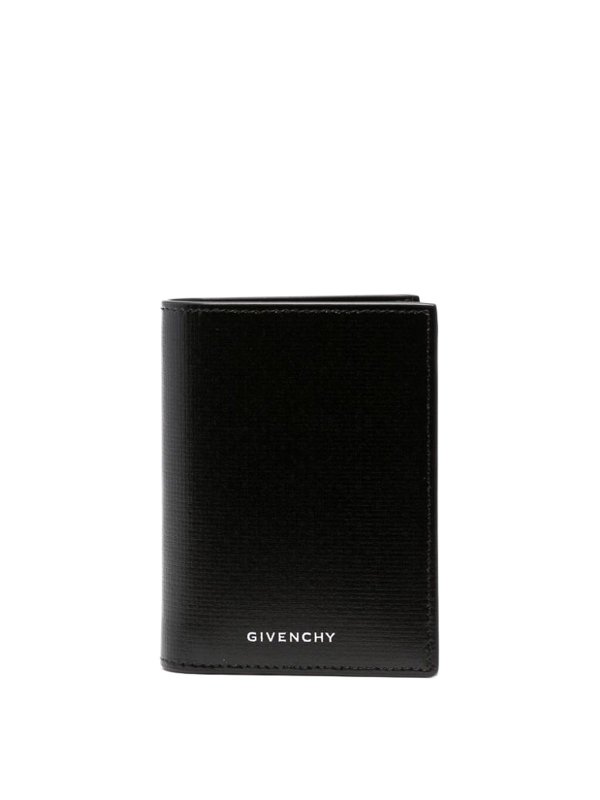 GIVENCHY: wallets & purses - Logo-Print Leather Wallet
