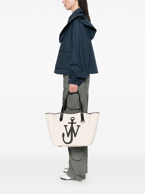 J.W. ANDERSON: cross body bags online - Anchor Logo Shopping Bag