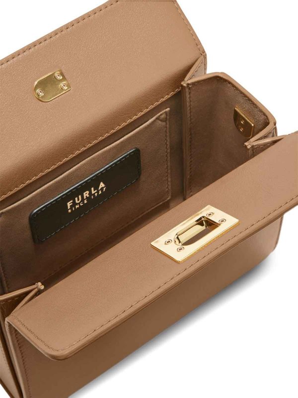 FURLA: borse a spalla online - Borsa a tracolla con logo Arch