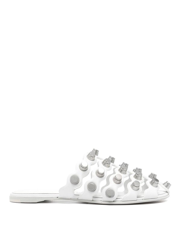 ALEXANDER WANG: Chanclas de playa - Chanclas - Blanco