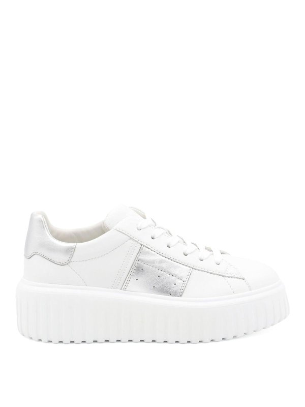 HOGAN: Chaussures de sport - Baskets - Blanc