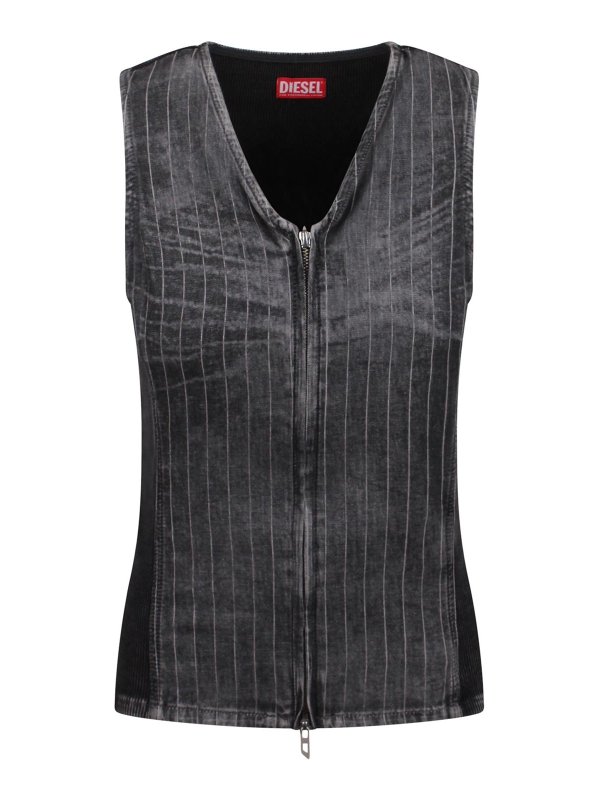 DIESEL: Tops und Tank Tops - Top - Schwarz