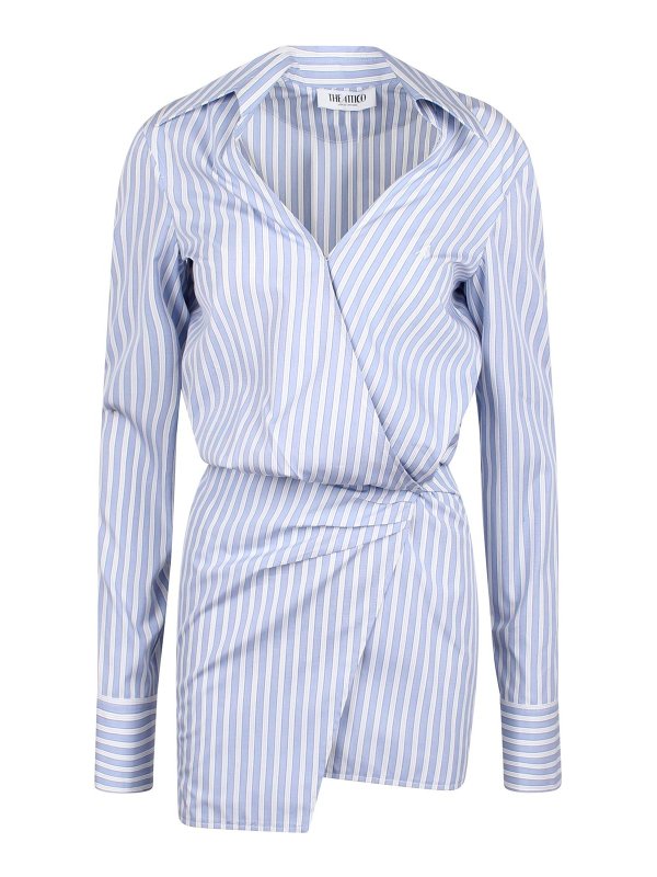 The Attico: Robes courtes - Robe Courte - Bleu