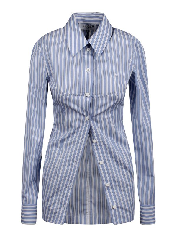 The Attico: shirts - Striped Shirt