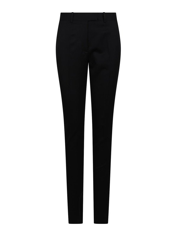 The Attico: casual trousers - Pants Flared Virgin Wool