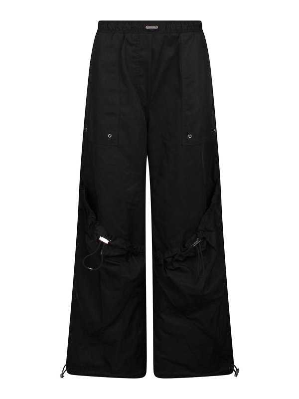 The Attico: casual trousers - Wide Leg Trousers