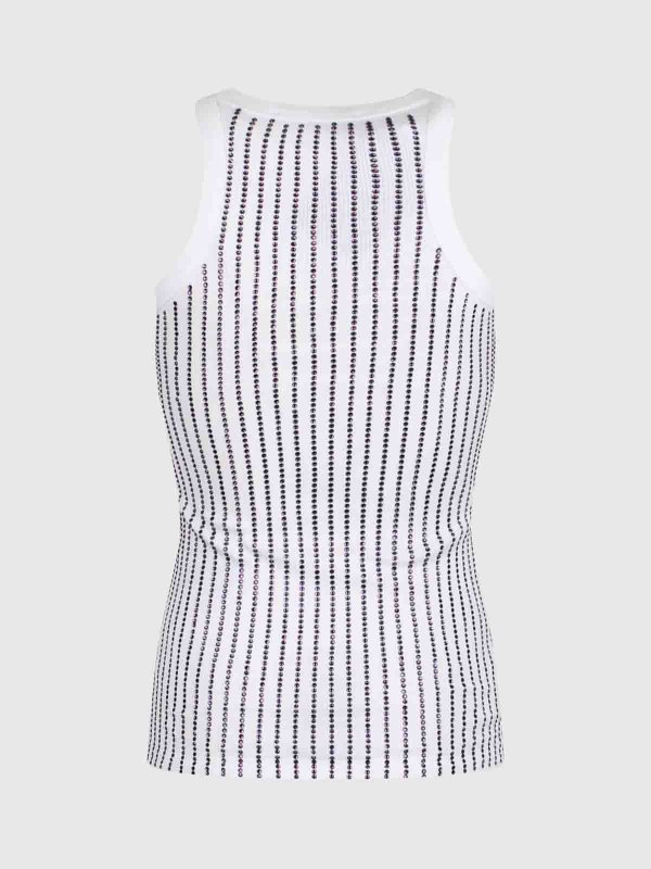 The Attico: Tops & Tank tops online - Crystal Tank Top