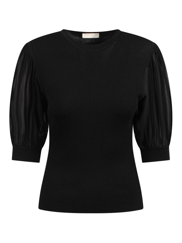 ULLA JOHNSON: Tops y camisetas sin mangas - Top - Negro