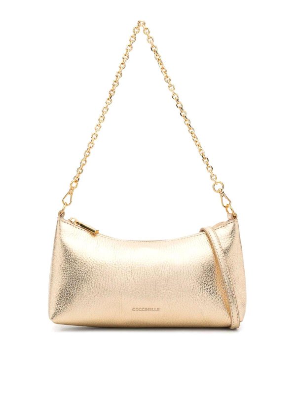 COCCINELLE: クロスボディバッグ - クロスボディバッグ - 金