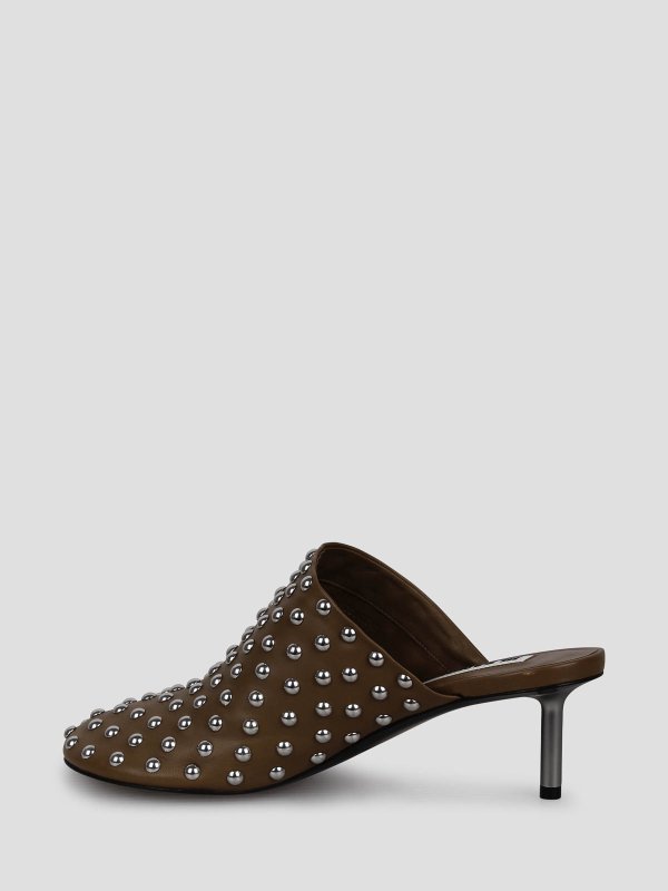 Mules Impreziositi Da Borchie shop online: JIL SANDER