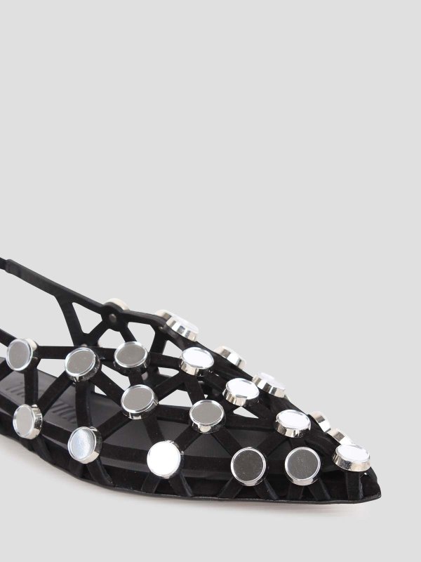 The Best Shops The Attico: sandals - Grid Slingback Sandals