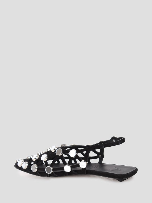 Grid Slingback Sandals shop online: The Attico