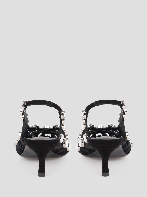 The Attico buy online Sandali Slingback Con Griglia