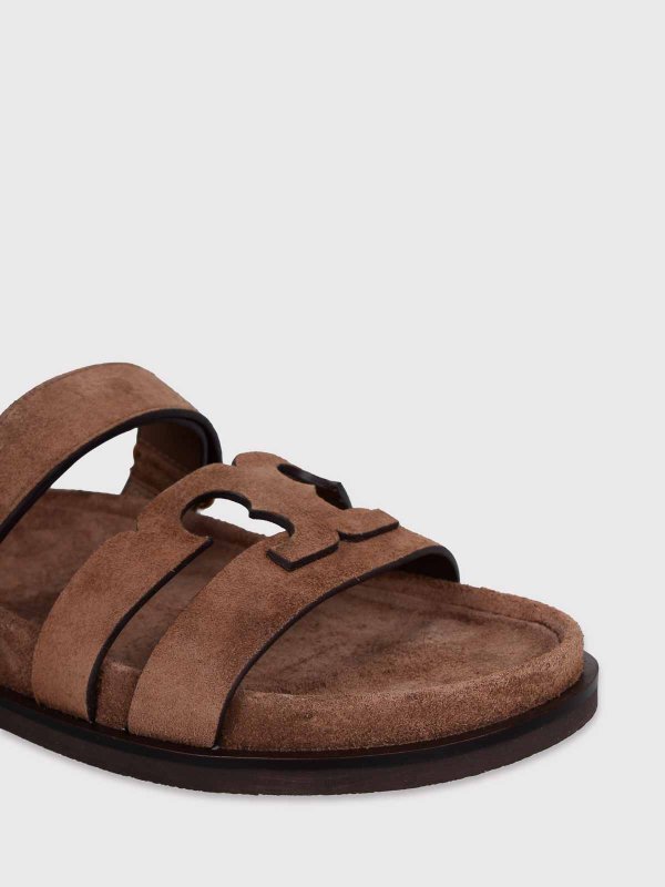 The Best Shops TORY BURCH: サンダル - サンダル - ブラウン