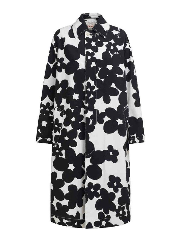 Marni: Trenchs - Trench-Coat - Noir