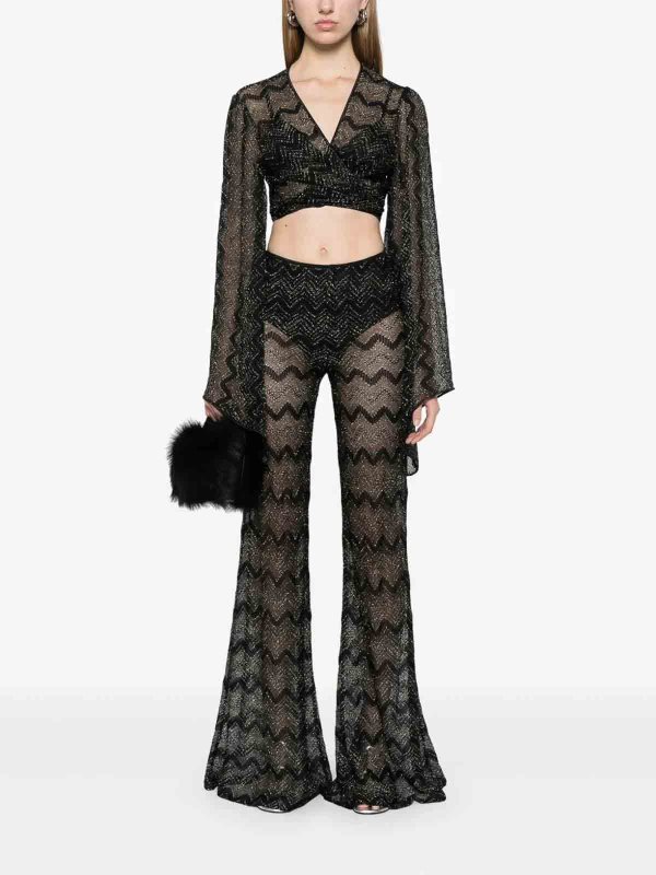 The Best Shops MISSONI: casual trousers - Flared pants