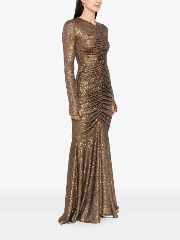 Norma Kamali: Robes de soirée online - Robe De Soirée - Bronze