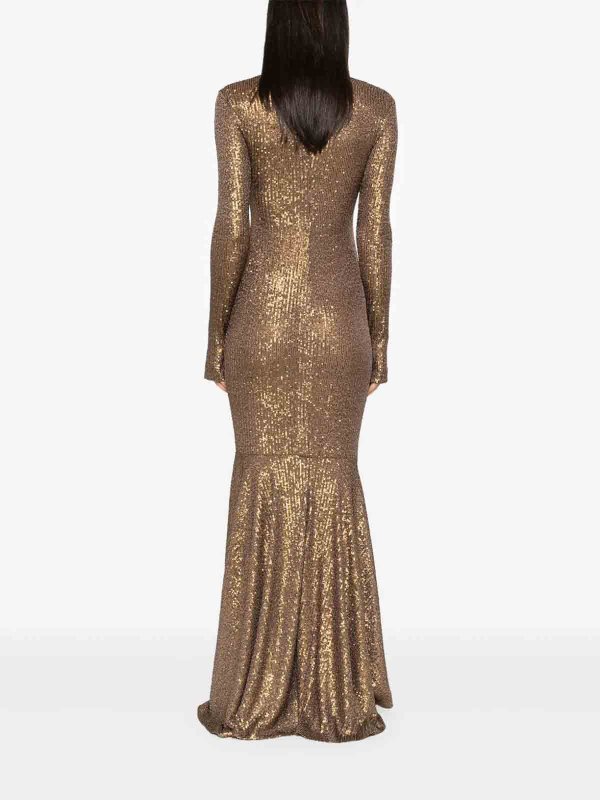 Norma Kamali buy online Robe De Soirée - Bronze