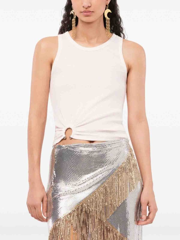 Top - Blanco shop online: RABANNE