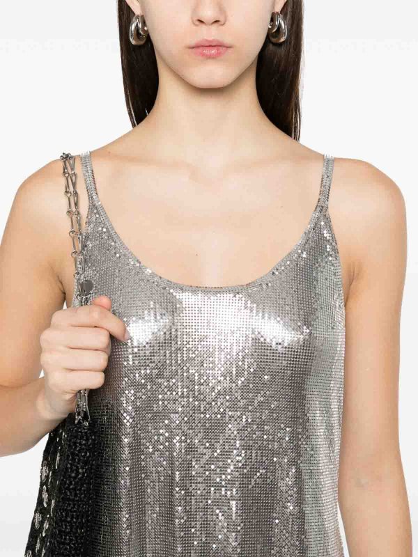 RABANNE: Tops und Tank Tops online - Top - Silber