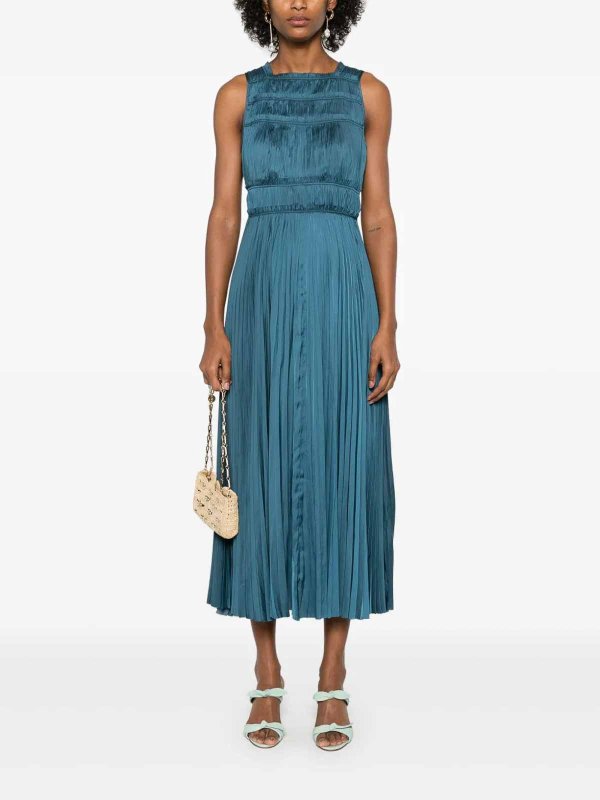 ULLA JOHNSON: evening dresses online - Pleated dress