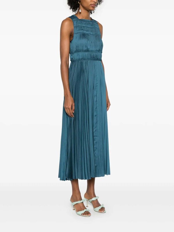 Pleated dress shop online: ULLA JOHNSON