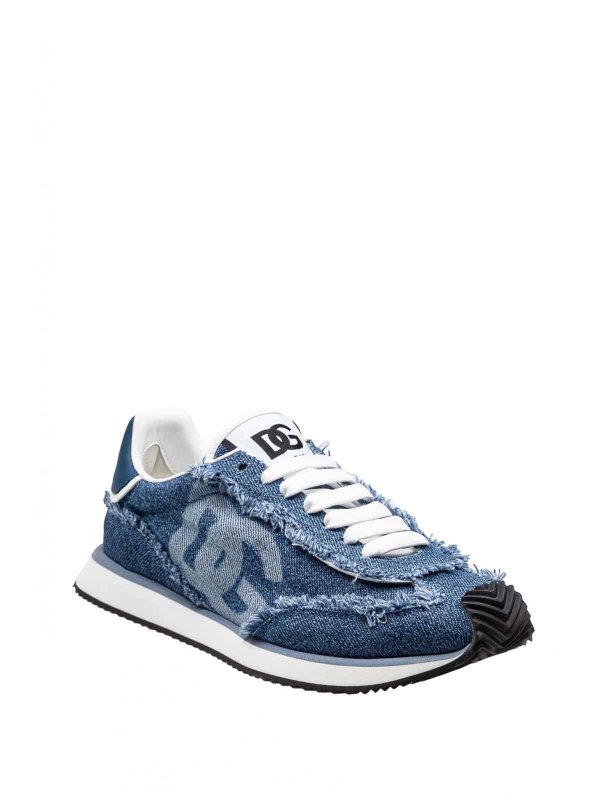 DOLCE & GABBANA: スニーカー online - ブーツカットジーンズ - ダークウォッシュ