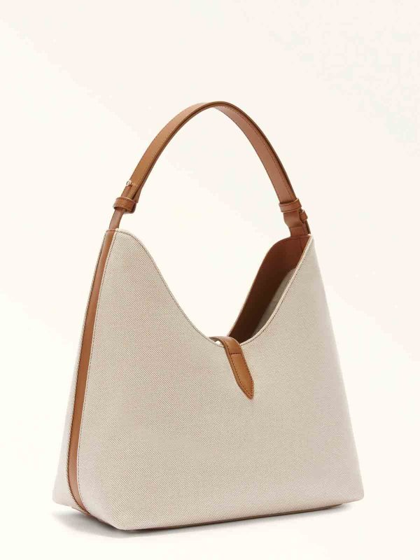 FURLA: cross body bags online - Drop bag m hobo in canvas