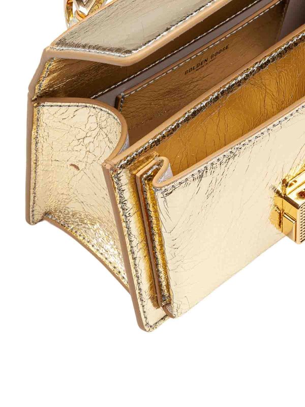 クロスボディバッグ - 金 shop online: GOLDEN GOOSE