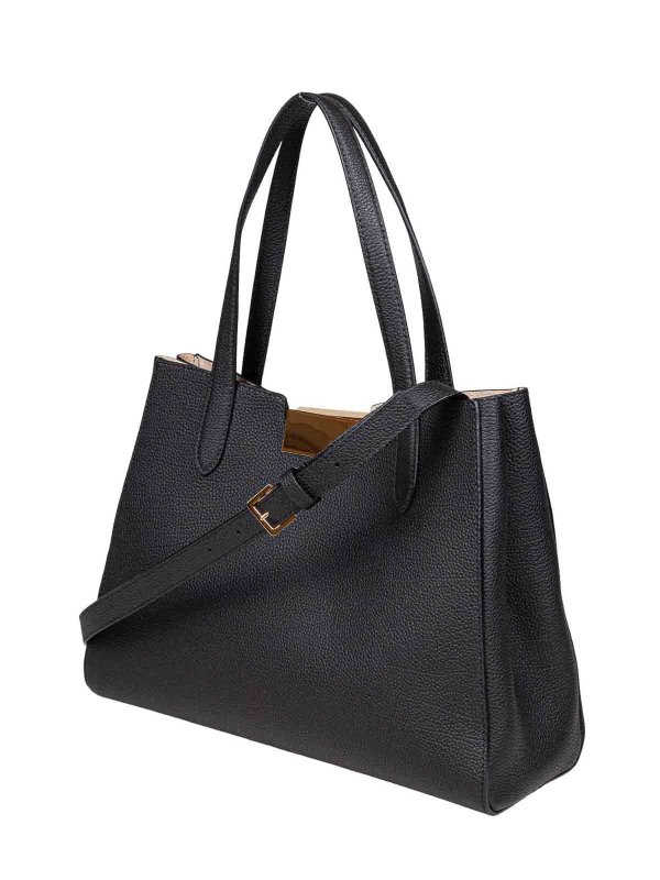 The Best Shops Marni: cross body bags - Black leather Trunkaroo handbag