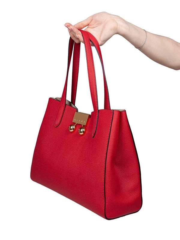 Marni: Sacs bandoulière online - Sac Bandoulière - Rouge
