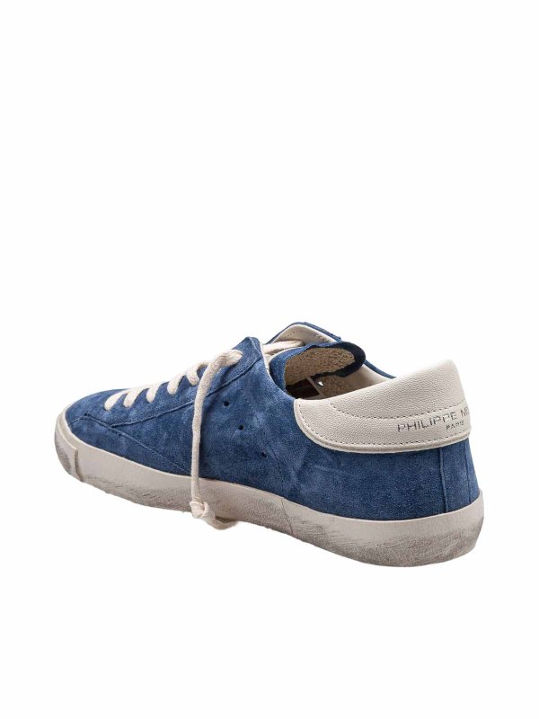 The Best Shops PHILIPPE MODEL: trainers - PRSX sneakers in blue jeans color suede