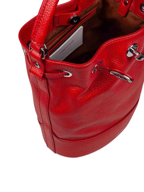 ZANELLATO buy online Monda Daily bucket bag day s in red leather
