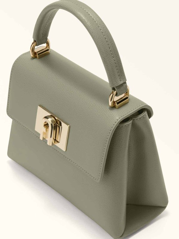 FURLA: Tops & Tank tops online - 1927 Mini Top Handle in leather agave color