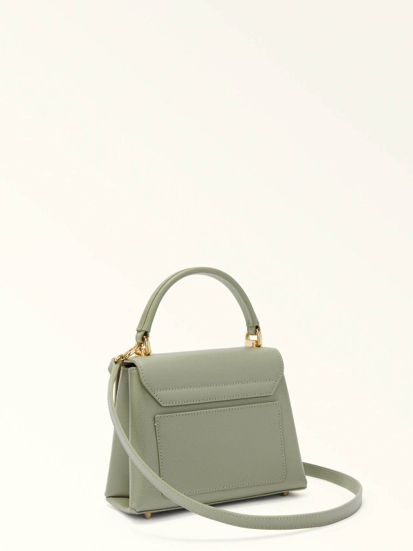 1927 Mini Top Handle in leather agave color shop online: FURLA
