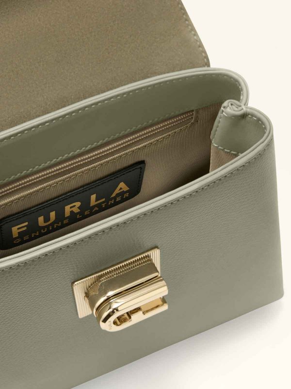 FURLA buy online 1927 Mini Top Handle in leather agave color