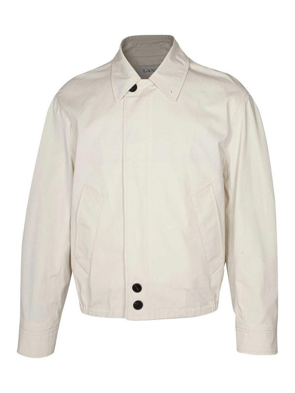 LANVIN: Vestes de costume - Blazer - Crème