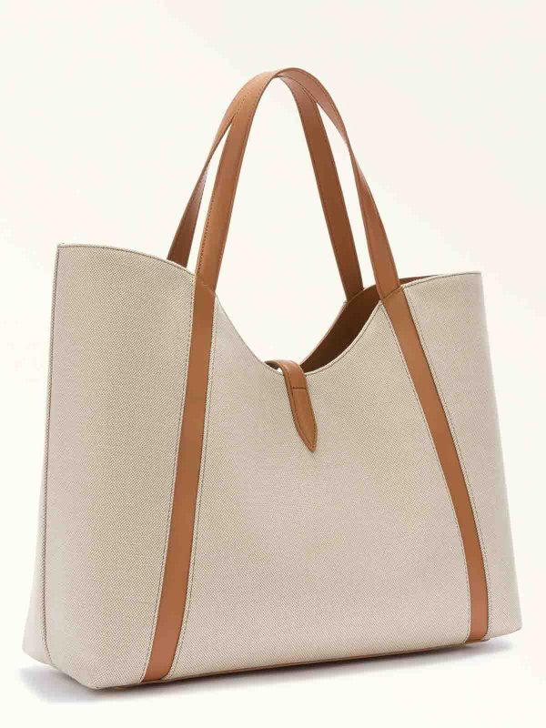 FURLA: totes bags online - Shopping drop xl hobo in canvas