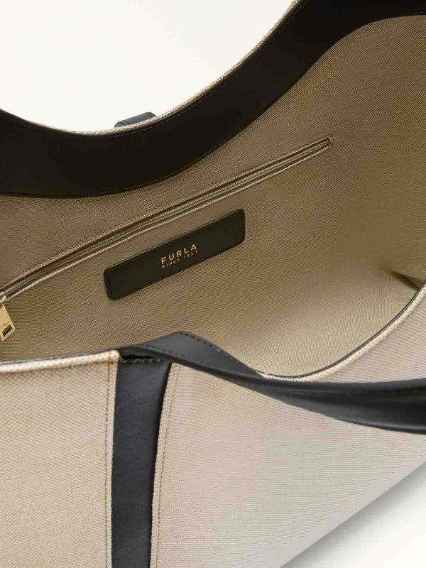 The Best Shops FURLA: totes bags - Shopping drop xl hobo in canvas